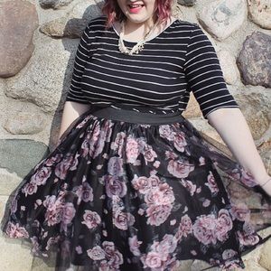 Torrid Rose skirt